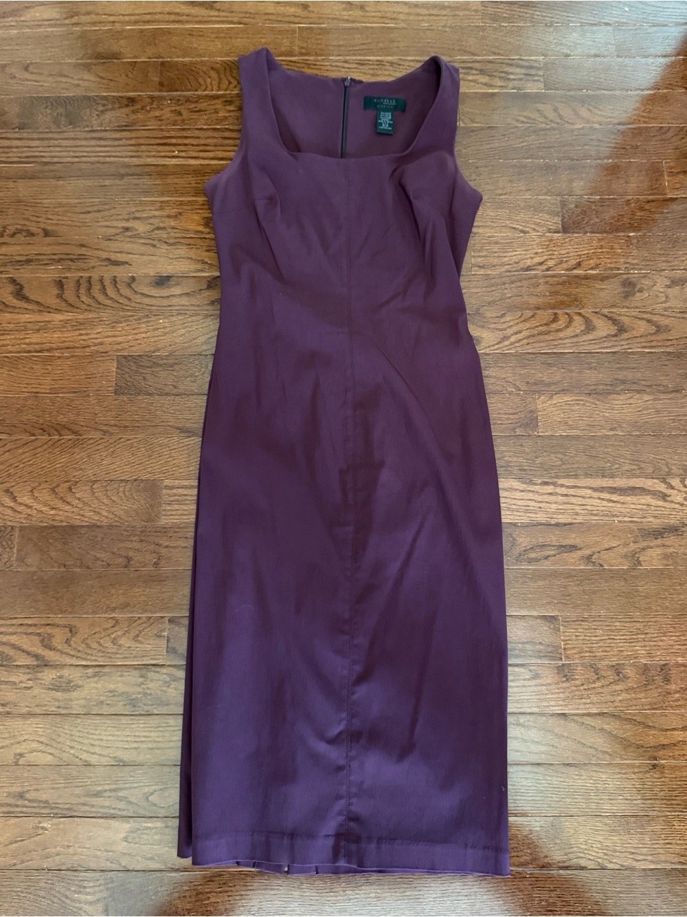 Express Plum Sleeveless Sheath Dress
